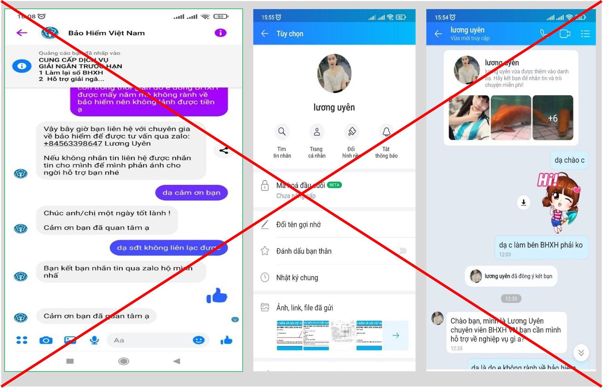 Cảnh báo lừa đảo nhận bảo hiểm trên mạng xã hội